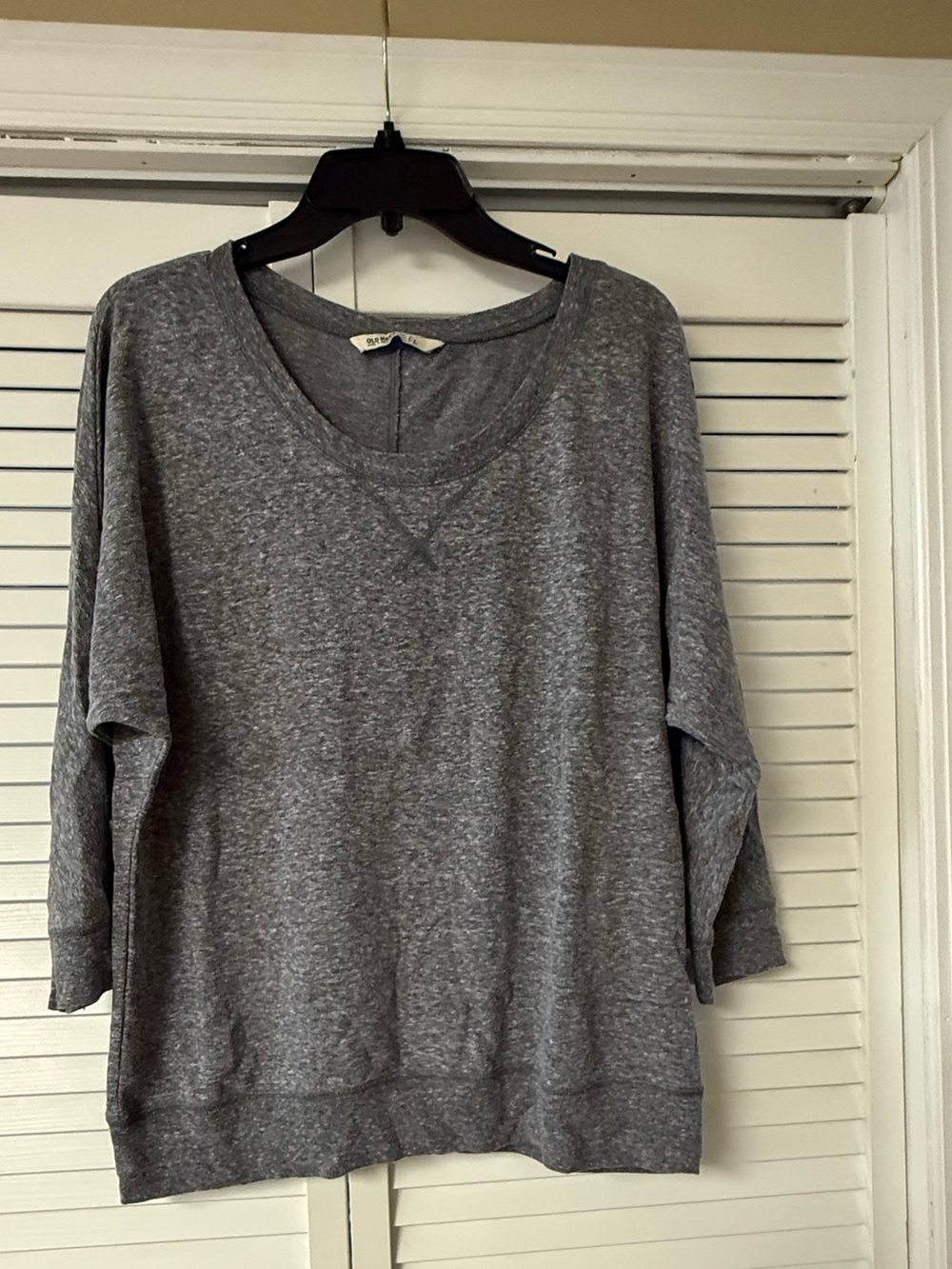 Old Navy Heather Gray Women's Pullover Sweatshirt